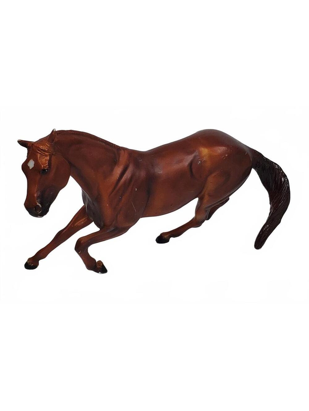 Vintage 2006 Classic Flicka Breyer Scamper Chestnut Brown Horse 1:12